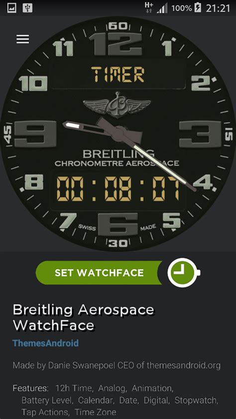 breitling watch face android